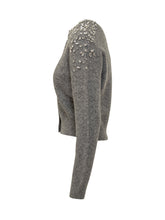 Seventy 19.70 Grey Cardigan with Jewel Embellishments - Collezione Happy Birthday | Lidia Shopping