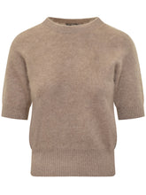 Seventy 19.70 Camel Short-Sleeve Sweater - Collezione Happy Birthday | Lidia Shopping