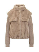 Seventy 19.70 Giacca in Eco Pelliccia e Maglia Beige - Abbigliamento Donna | Lidia Shopping
