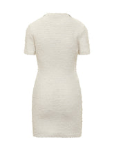 Self-Portrait Abito Corto in Boucl\u00E9 Avorio - Abbigliamento Donna | Lidia Shopping