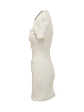 Self-Portrait Abito Corto in Boucl\u00E9 Avorio - Abbigliamento Donna | Lidia Shopping