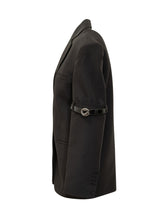 Coperni Blazer Nero con Dettaglio Cinturini - Abbigliamento Donna | Lidia Shopping