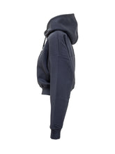 Marni blue cotton cropped hoodie - Collezione Happy Birthday | Lidia Shopping