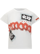 Marni white T-shirt with print - Collezione Happy Birthday | Lidia Shopping