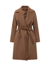 Max Mara Studio Camel Wool Coat with Belt - Collezione Happy Birthday | Lidia Shopping