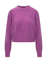 Maglioncino Girocollo in Lana Viola Polo Ralph Lauren - Abbigliamento Donna | Lidia Shopping