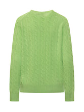 Green Cable-Knit Sweater POLO RALPH LAUREN - Collezione Happy Birthday | Lidia Shopping