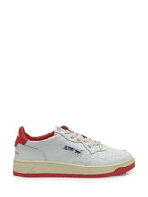 Autry x Maison Kitsuné Sneakers Bianche con Dettagli Rossi - Autry x Maison Kitsuné | Lidia Shopping