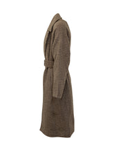 A Paper Kid Wool Prince of Wales Coat with Belt - A Paper Kid | Lidia Shopping