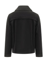 A Paper Kid Black Wool Jacket with Zip - A Paper Kid | Lidia Shopping