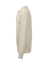 A Paper Kid Beige Wool Polo Sweater with Buttons - A Paper Kid | Lidia Shopping