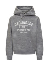 Felpa grigia con cappuccio Dsquared2 - Abbigliamento Uomo | Lidia Shopping