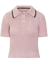 Casablanca Maglia Polo Rosa in Maglia - Abbigliamento Donna | Lidia Shopping