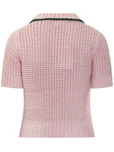 Casablanca Maglia Polo Rosa in Maglia - Abbigliamento Donna | Lidia Shopping