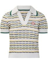 Casablanca Polo Maglia in Cotone Multicolor - Abbigliamento Donna | Lidia Shopping