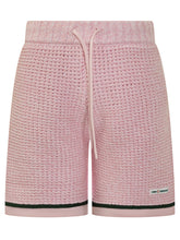 Casablanca Pink Cotton Knit Shorts - Casablanca | Lidia Shopping