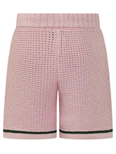 Casablanca Pink Cotton Knit Shorts - Casablanca | Lidia Shopping