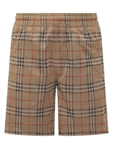 Burberry Shorts a Quadri Beige Uomo - Abbigliamento Uomo | Lidia Shopping