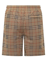 Burberry Shorts a Quadri Beige Uomo - Abbigliamento Uomo | Lidia Shopping