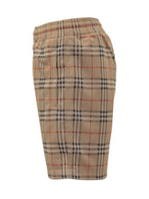 Burberry Shorts a Quadri Beige Uomo - Abbigliamento Uomo | Lidia Shopping