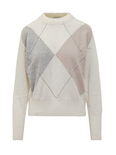 Peserico Knit Sweater with Geometric Pattern - Black Friday – ENG | Lidia Shopping