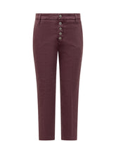 Dondup burgundy stretch trousers - Collezione Happy Birthday | Lidia Shopping