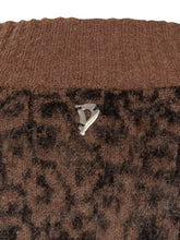 Dondup Brown Abstract Jacquard Wool-Blend Sweater - Collezione Happy Birthday | Lidia Shopping