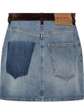 Gonna Marni in Denim con Dettagli a Contrasto - Abbigliamento Donna | Lidia Shopping