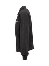 GCDS Giacca Nera con Logo in Rilievo - Abbigliamento Uomo | Lidia Shopping