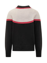 Maglione Nero con Logo a Contrasto GCDS - Abbigliamento Uomo | Lidia Shopping