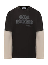 GCDS T-Shirt Rockers a Maniche Lunghe - Abbigliamento Uomo | Lidia Shopping