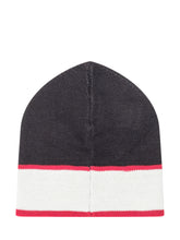GCDS Logo Knit Beanie in Lana Nera - Accessori Uomo | Lidia Shopping