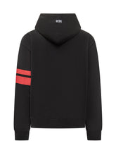 GCDS Felpa con Cappuccio e Logo Bianco - Abbigliamento Uomo | Lidia Shopping