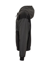 GCDS Felpa con Cappuccio Nera Logo in Rilievo - Abbigliamento Uomo | Lidia Shopping