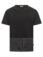GCDS T-shirt Nera con Logo in Rilievo - Abbigliamento Uomo | Lidia Shopping