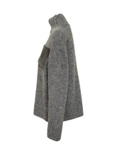 JW Anderson grey sweater with pocket - Collezione Happy Birthday | Lidia Shopping