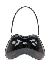 Diesel Double-D Black Patent Shoulder Bag - Collezione Happy Birthday | Lidia Shopping