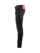 Diesel Jeans Slim Fit in Denim Nero Sfumato - Abbigliamento Uomo | Lidia Shopping
