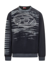 Felpa Girocollo con Stampa Logo Diesel - Abbigliamento Uomo | Lidia Shopping