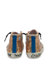 Golden Goose Kids Mid Star Sneakers with Gold Sequins - Collezione Happy Birthday | Lidia Shopping