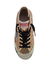Golden Goose Kids Mid Star Sneakers with Gold Sequins - Collezione Happy Birthday | Lidia Shopping