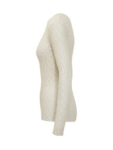 Top in pizzo stretch Isabel Marant color avorio - Abbigliamento Donna | Lidia Shopping