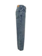 Jeans blu dritti Isabel Marant a vita alta - Abbigliamento Donna | Lidia Shopping