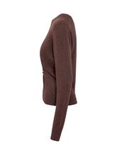 Isabel Marant Maglia Marrone con Dettaglio Laterale - Abbigliamento Donna | Lidia Shopping