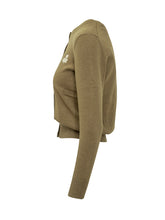 Marant Étoile Cardigan Verde con Logo Ricamato - Abbigliamento Donna | Lidia Shopping