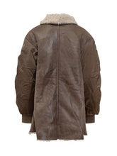 Evina Giacca Oversize in Shearling e Nylon - Abbigliamento Donna | Lidia Shopping