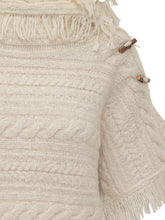 Marant Étoile Maglia Avorio con Frange e Intrecci - Abbigliamento Donna | Lidia Shopping