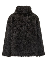 Herno Cappotto Corto in Shearling Sintetico Nero - Abbigliamento Donna | Lidia Shopping