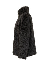 Herno Cappotto Corto in Shearling Sintetico Nero - Abbigliamento Donna | Lidia Shopping