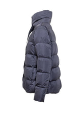 Herno Piumino Blu con Collo Alto e Lacci - Abbigliamento Donna | Lidia Shopping